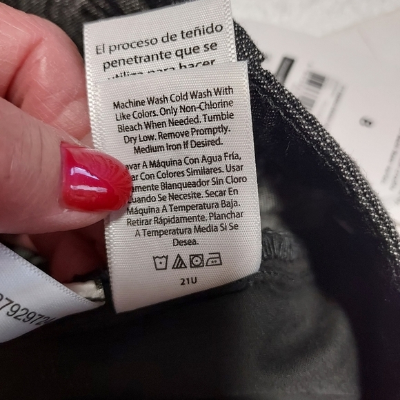 Time and Tru size 12 black tiered skirt NWT denim cotton - Picture 3 of 13